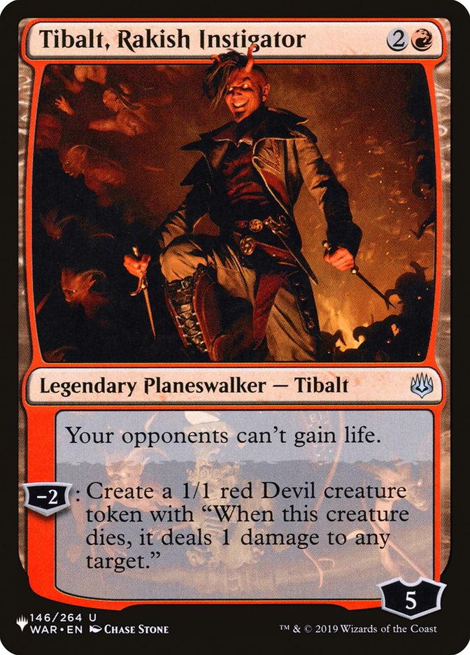 Tibalt, Rakish Instigator [The List] | Grognard Games