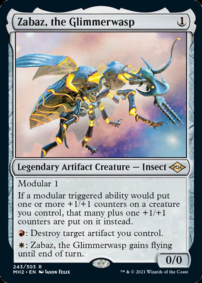 Zabaz, the Glimmerwasp [Modern Horizons 2] | Grognard Games