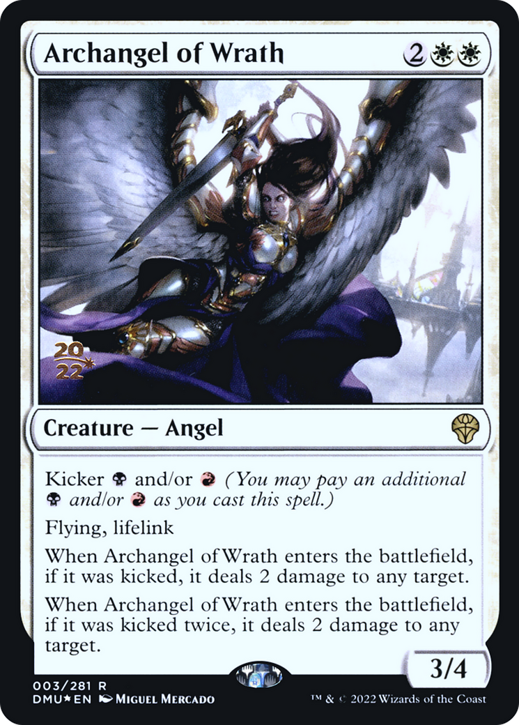 Archangel of Wrath [Dominaria United Prerelease Promos] | Grognard Games