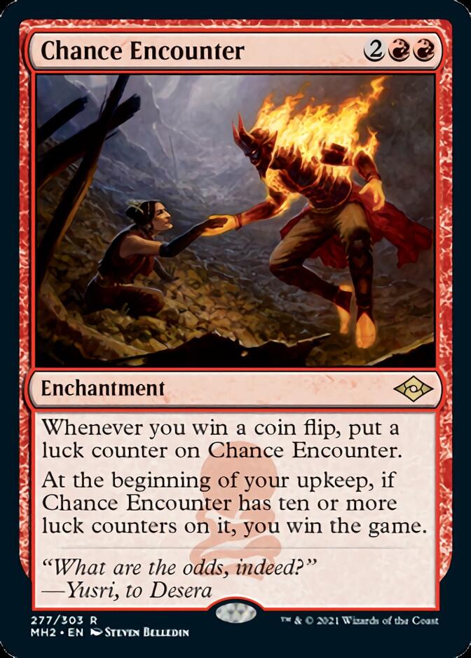 Chance Encounter (Foil Etched) [Modern Horizons] | Grognard Games