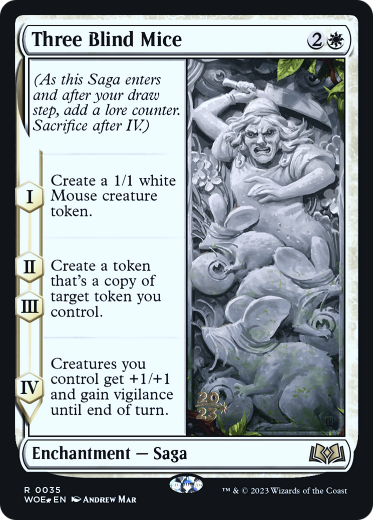 Three Blind Mice [Wilds of Eldraine Prerelease Promos] | Grognard Games