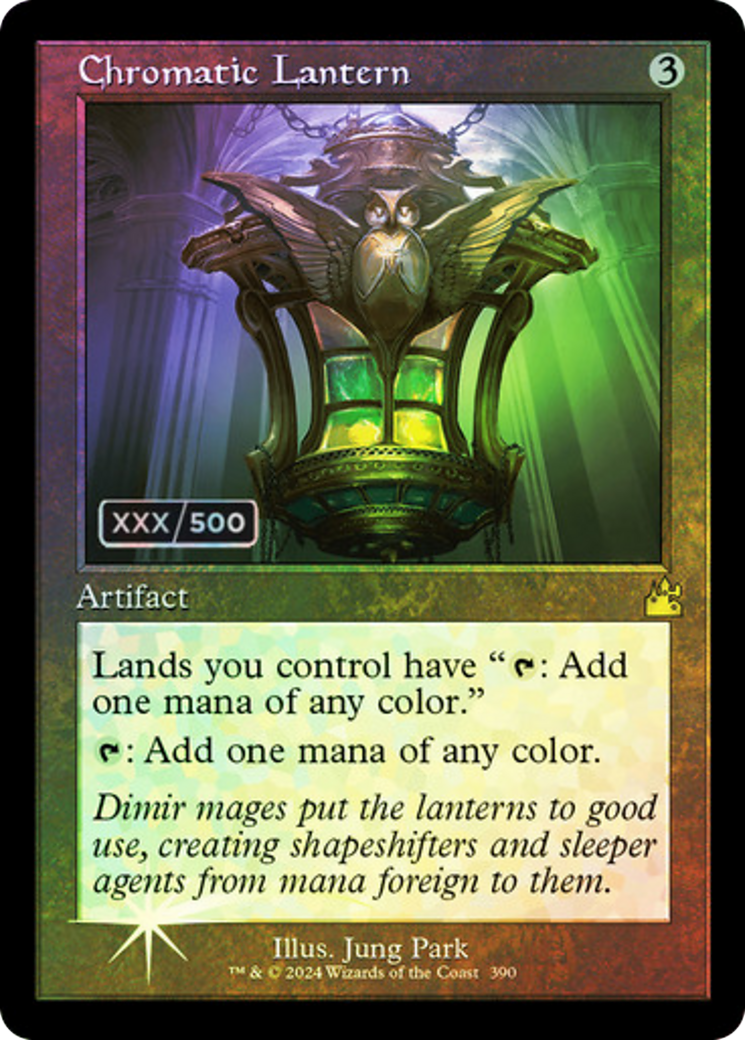 Chromatic Lantern (Retro) (Serialized) [Ravnica Remastered] | Grognard Games