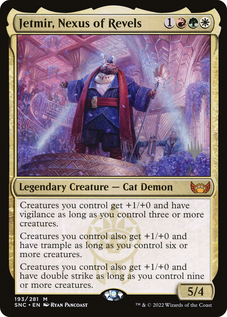 Jetmir, Nexus of Revels (Promo Pack) [Streets of New Capenna Promos] | Grognard Games