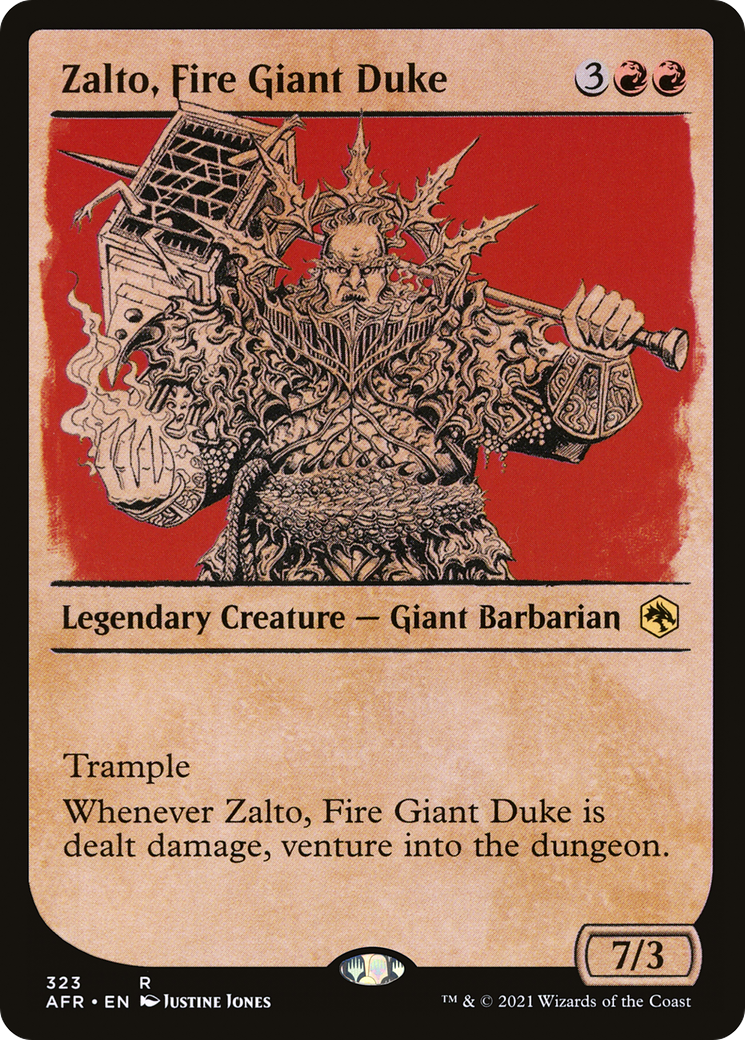 Zalto, Fire Giant Duke (Showcase) [Dungeons & Dragons: Adventures in the Forgotten Realms] | Grognard Games