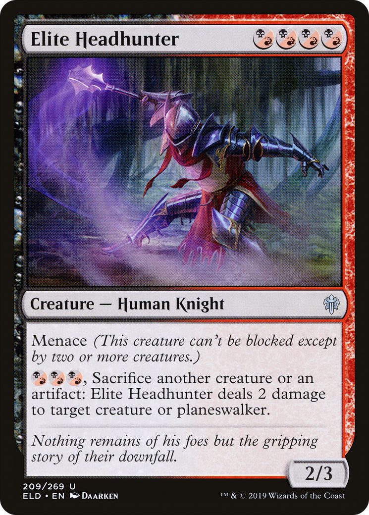Elite Headhunter [Throne of Eldraine] | Grognard Games