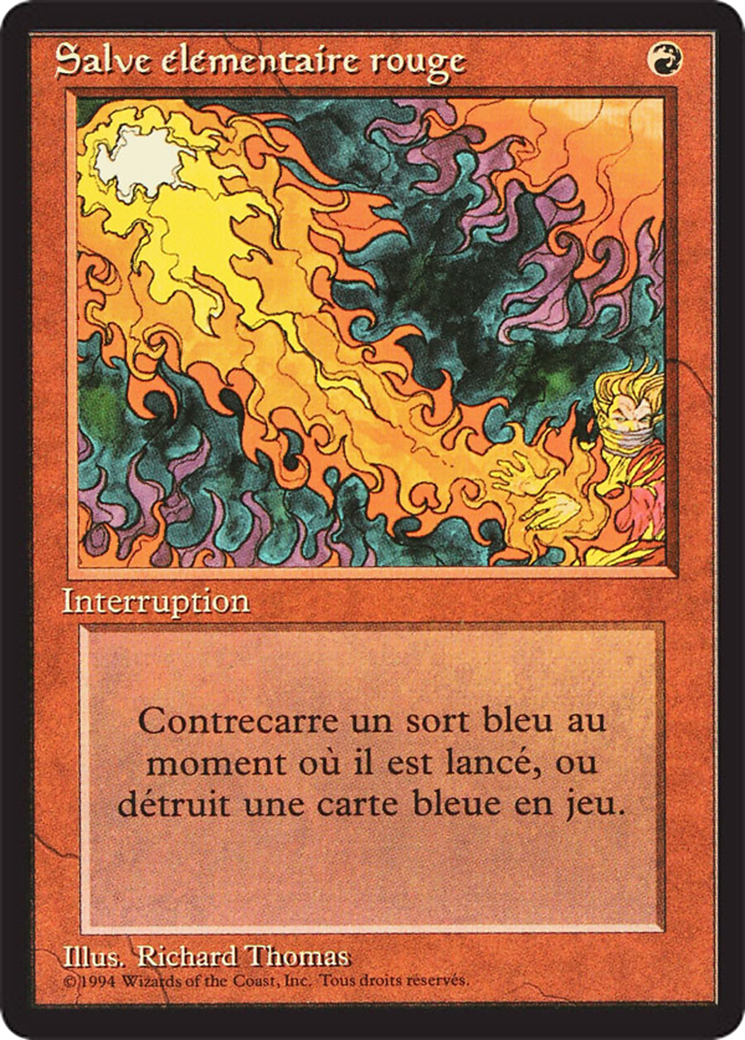 Red Elemental Blast [Foreign Black Border] | Grognard Games