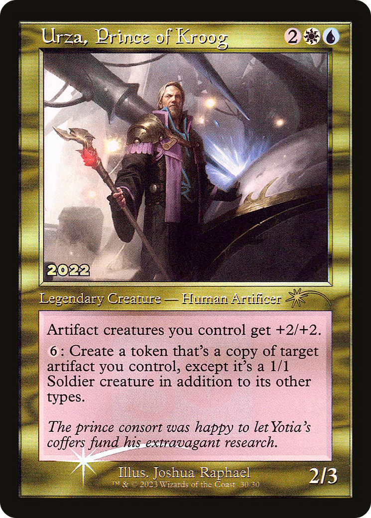 Urza, Prince of Kroog [30th Anniversary Promos] | Grognard Games
