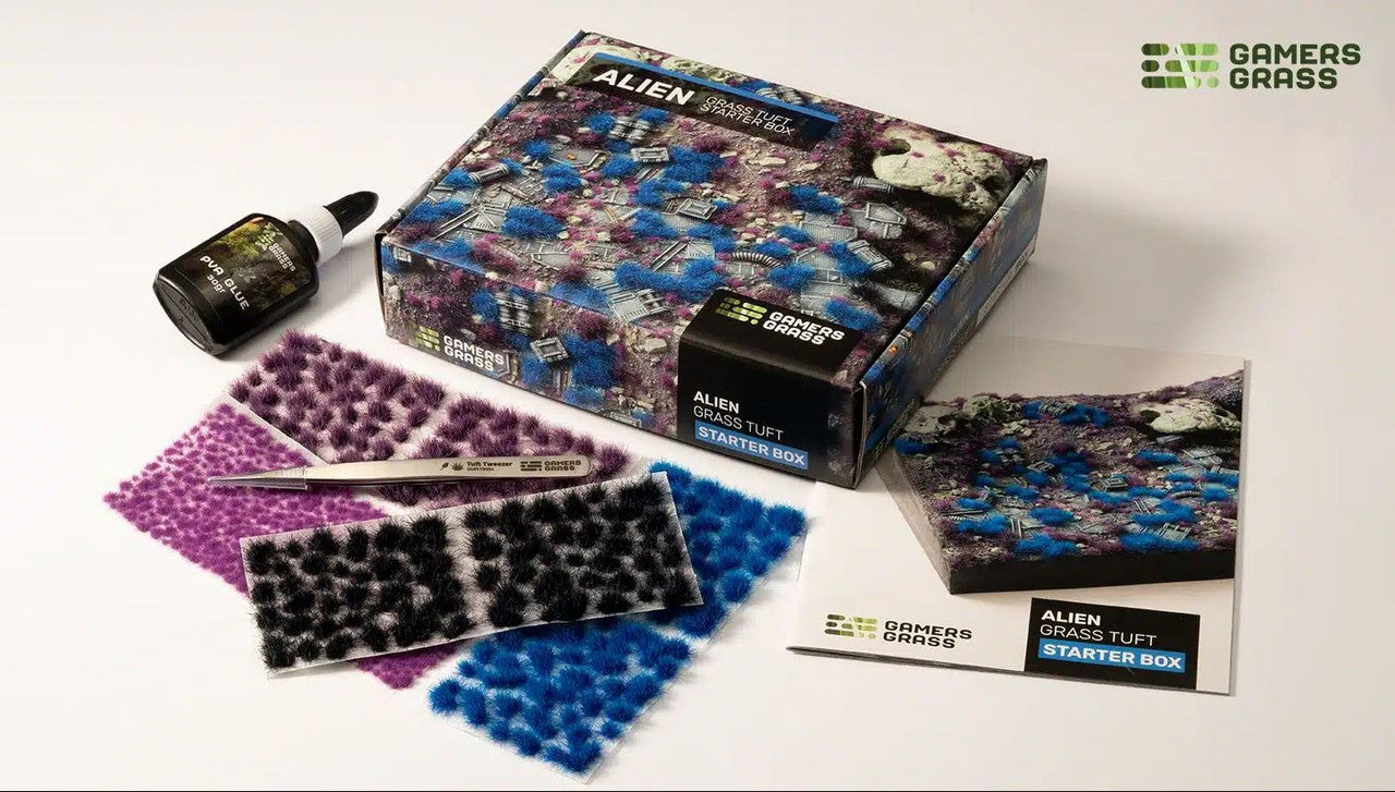 Gamers Grass: Alien Grass Tuft Starter Box | Grognard Games