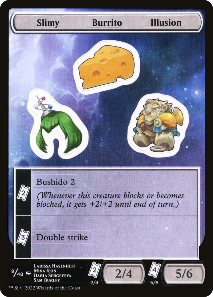 Slimy Burrito Illusion [Unfinity Stickers] | Grognard Games