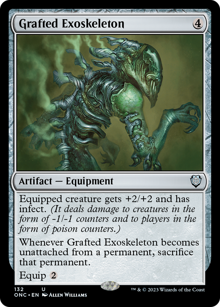 Grafted Exoskeleton [Phyrexia: All Will Be One Commander] | Grognard Games