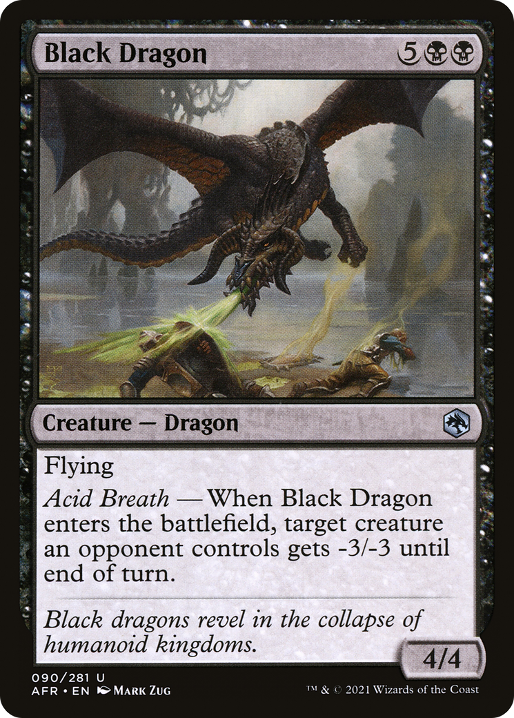 Black Dragon [Dungeons & Dragons: Adventures in the Forgotten Realms] | Grognard Games