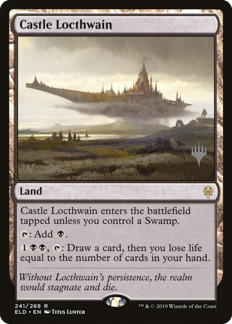 Castle Locthwain (Promo Pack) [Throne of Eldraine Promos] | Grognard Games