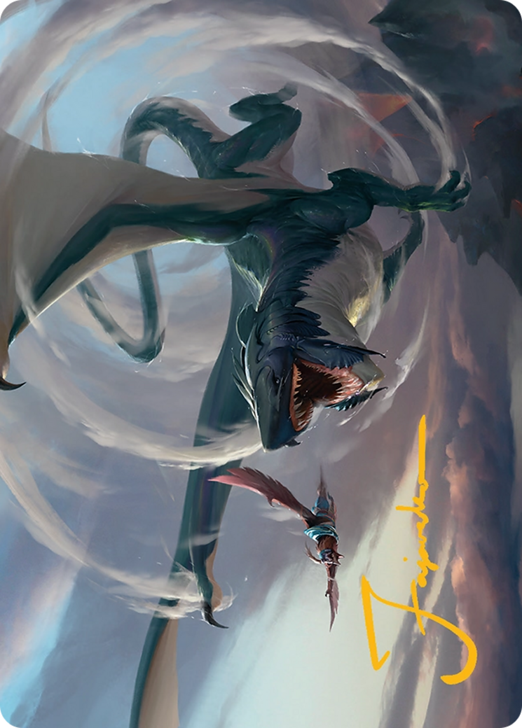 Whirlwing Stormbrood Art Card (27/54) [Tarkir: Dragonstorm Art Series] | Grognard Games