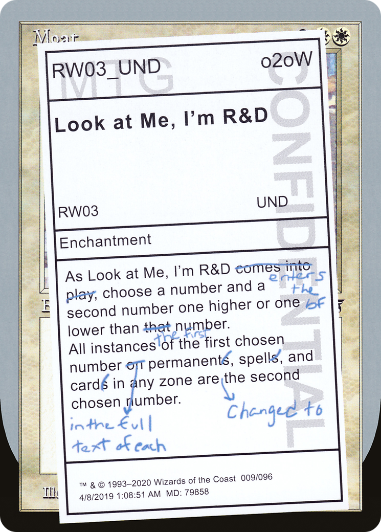 Look at Me, I'm R&D [Unsanctioned] | Grognard Games