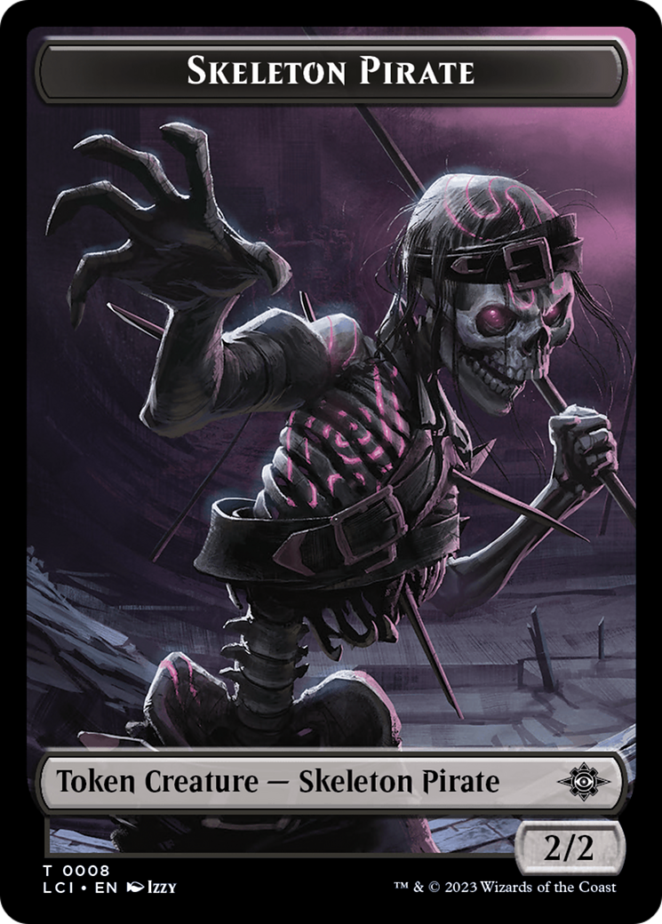 Map // Skeleton Pirate Double-Sided Token [The Lost Caverns of Ixalan Commander Tokens] | Grognard Games