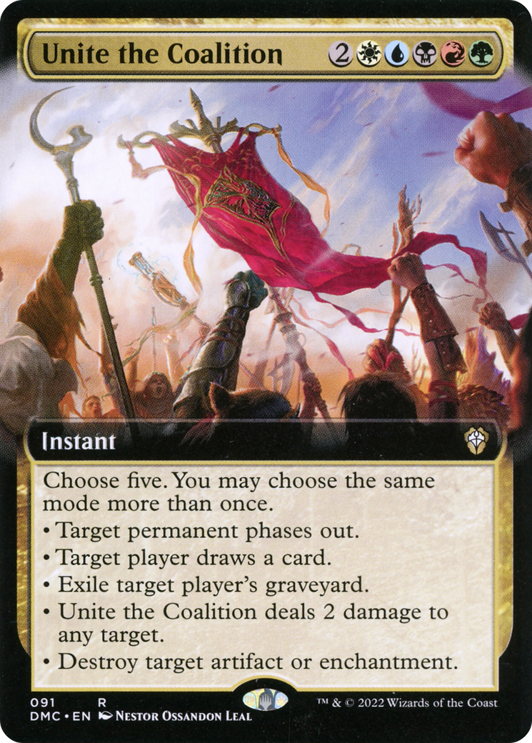 Unite the Coalition (Extended Art) [Dominaria United Commander] | Grognard Games