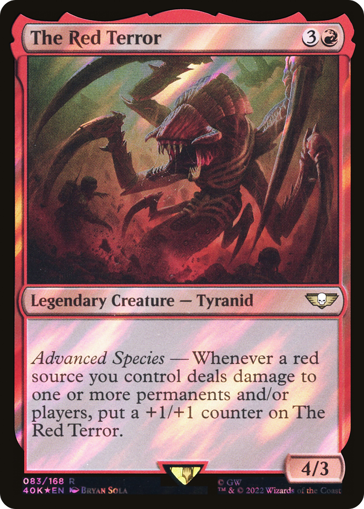 The Red Terror (Surge Foil) [Universes Beyond: Warhammer 40,000] | Grognard Games