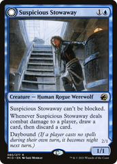 Suspicious Stowaway // Seafaring Werewolf [Innistrad: Midnight Hunt] | Grognard Games