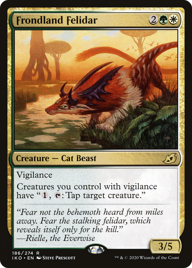Frondland Felidar [Ikoria: Lair of Behemoths] | Grognard Games