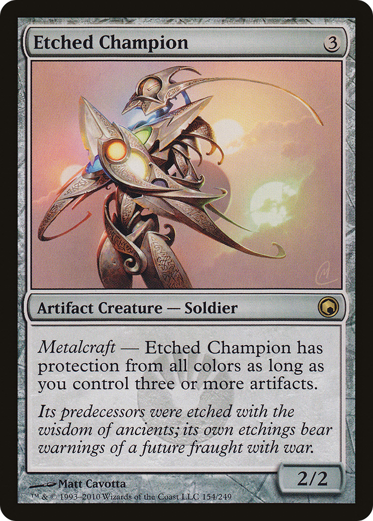 Etched Champion [Scars of Mirrodin] | Grognard Games