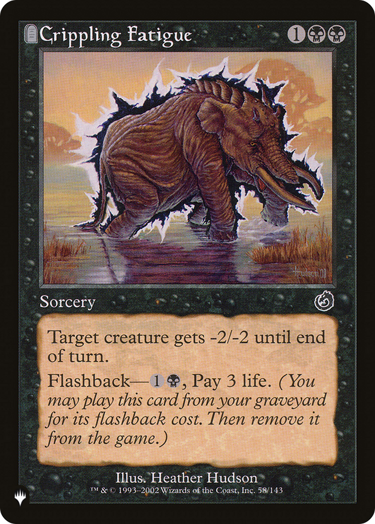 Crippling Fatigue [The List] | Grognard Games