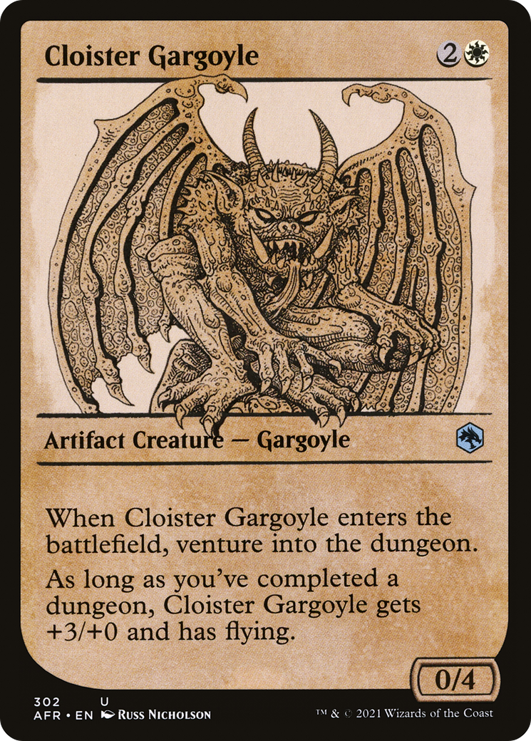 Cloister Gargoyle  (Showcase) [Dungeons & Dragons: Adventures in the Forgotten Realms] | Grognard Games