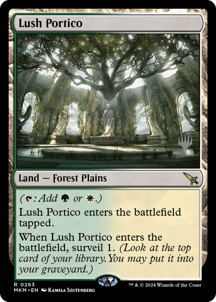 Lush Portico (Promo Pack) [Murders at Karlov Manor Promos] | Grognard Games