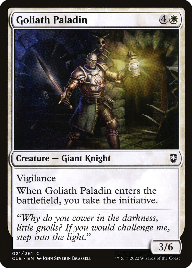 Goliath Paladin [Commander Legends: Battle for Baldur's Gate] | Grognard Games