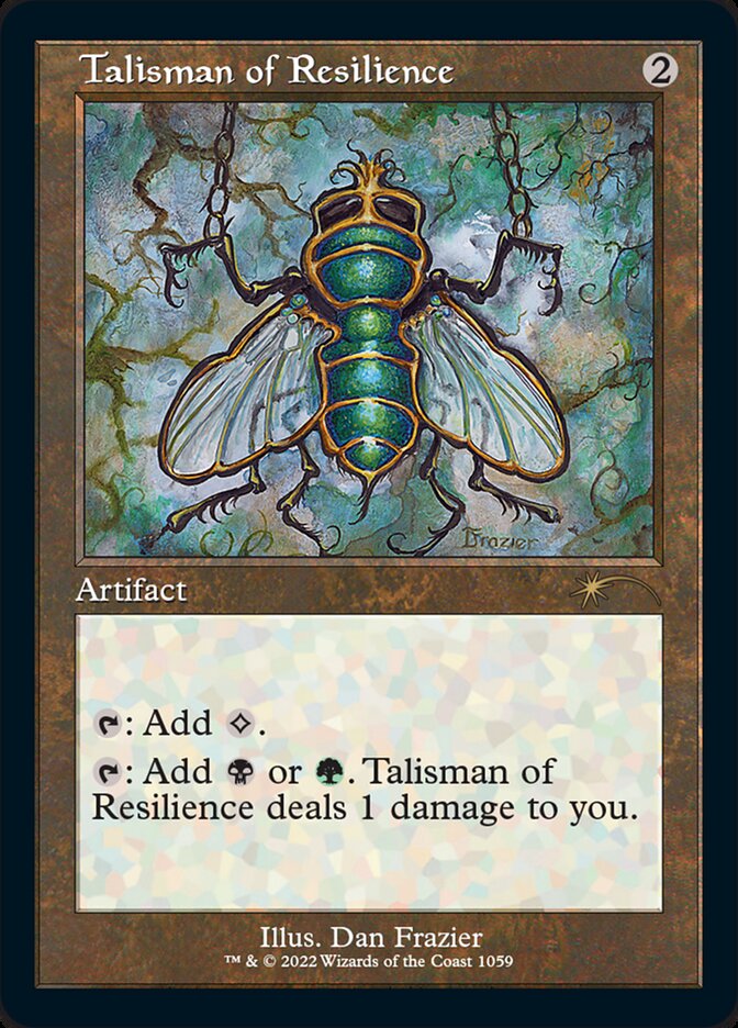 Talisman of Resilience (Foil Etched) [Secret Lair Drop Series] | Grognard Games