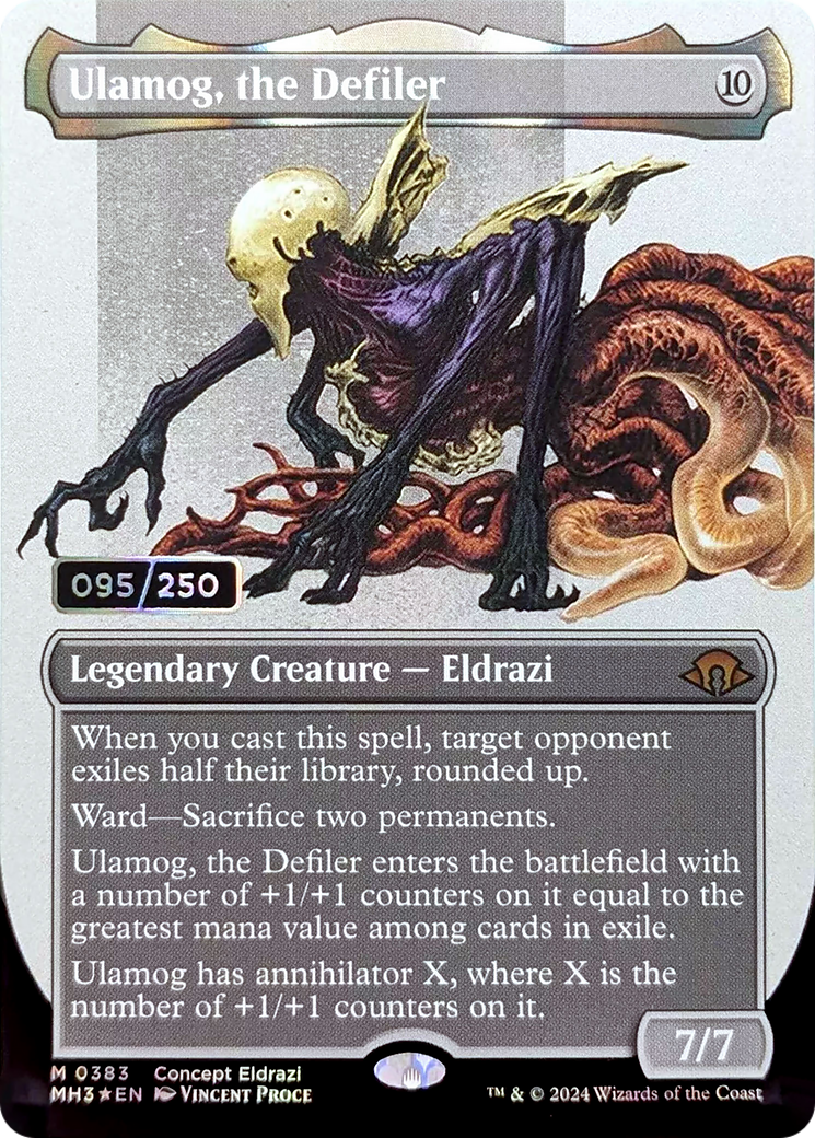 Ulamog, the Defiler (Borderless) (Serialized) [Modern Horizons 3] | Grognard Games