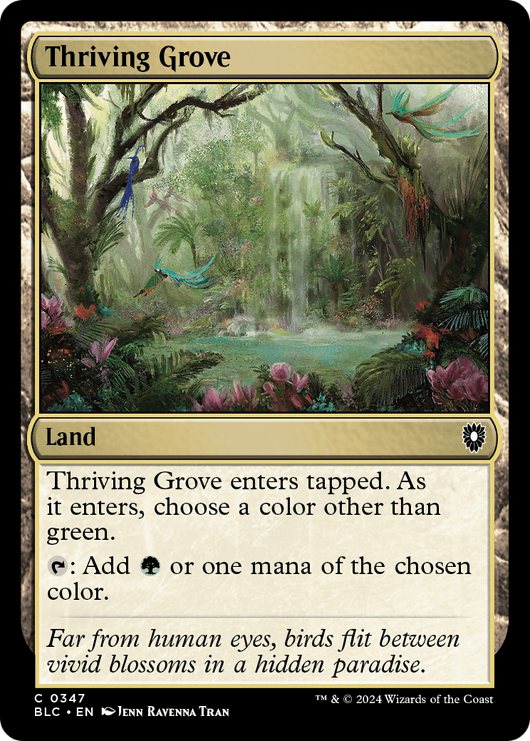 Thriving Grove [Bloomburrow Commander] | Grognard Games