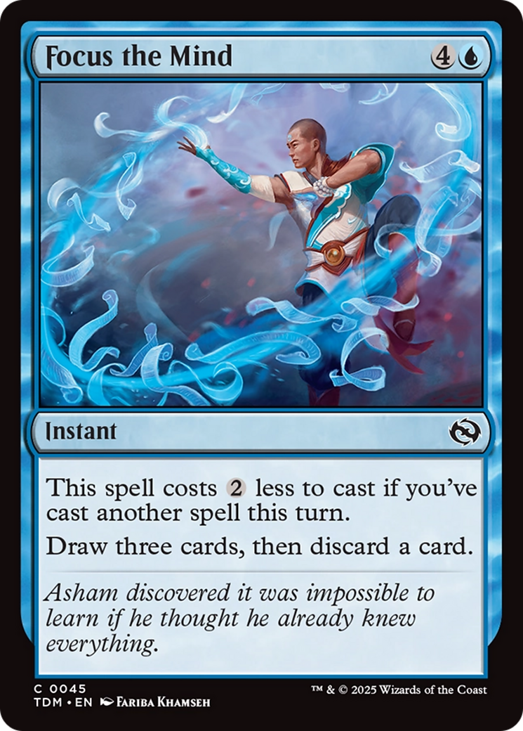 Focus the Mind [Tarkir: Dragonstorm] | Grognard Games