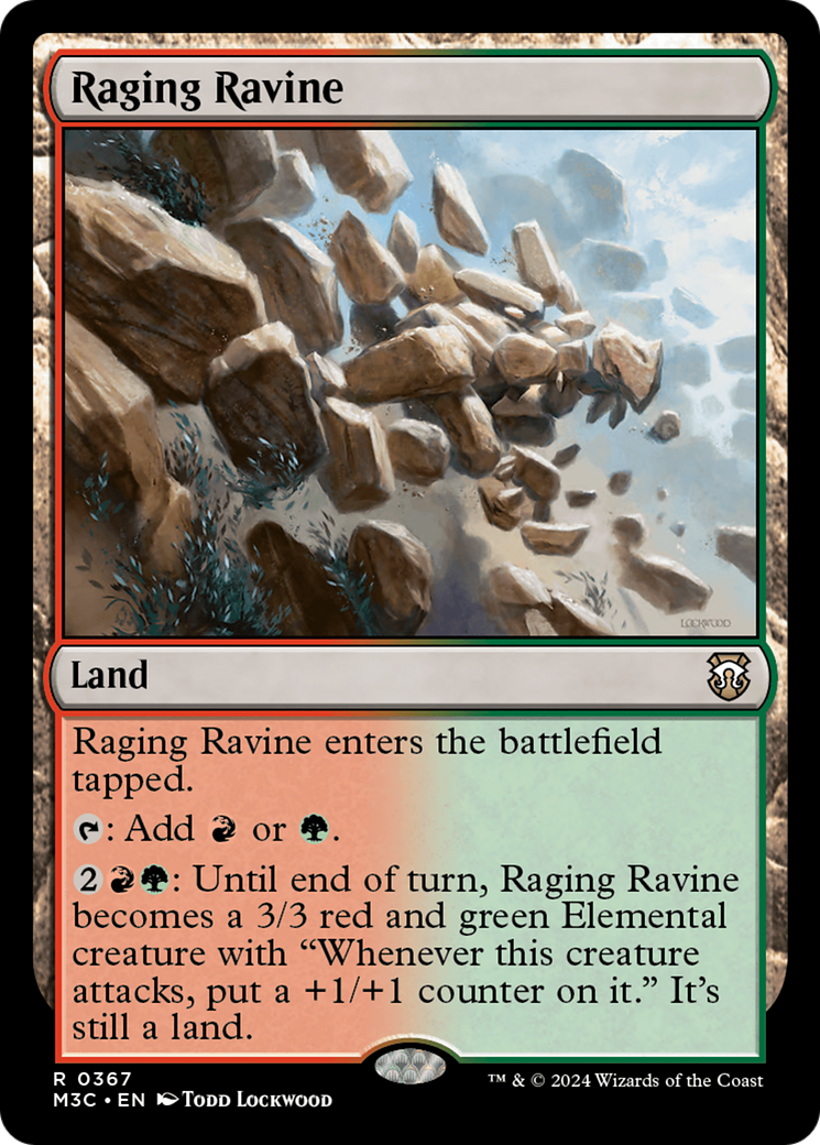 Raging Ravine (Ripple Foil) [Modern Horizons 3 Commander] | Grognard Games