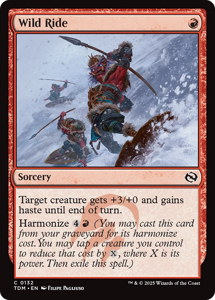 Wild Ride (TDM-132) - Tarkir: Dragonstorm Foil | Grognard Games