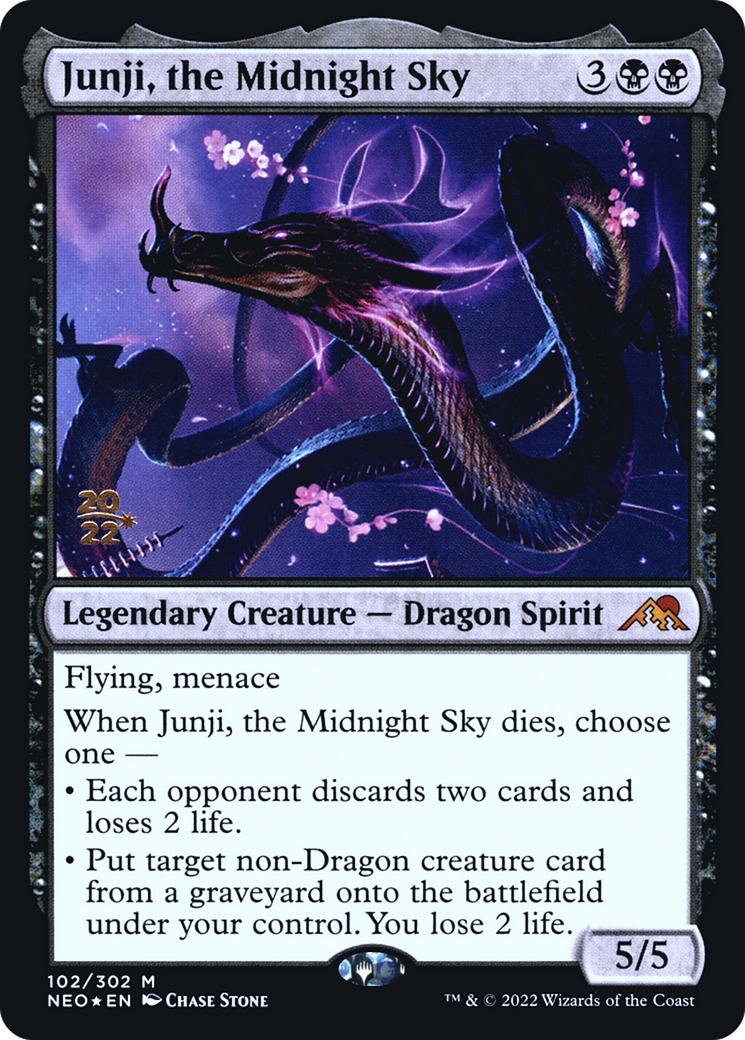 Junji, the Midnight Sky [Kamigawa: Neon Dynasty Prerelease Promos] | Grognard Games