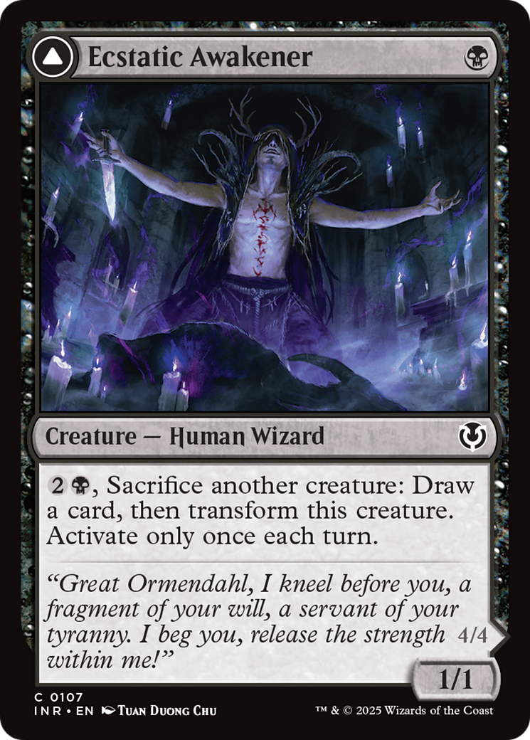 Ecstatic Awakener // Awoken Demon [Innistrad Remastered] | Grognard Games