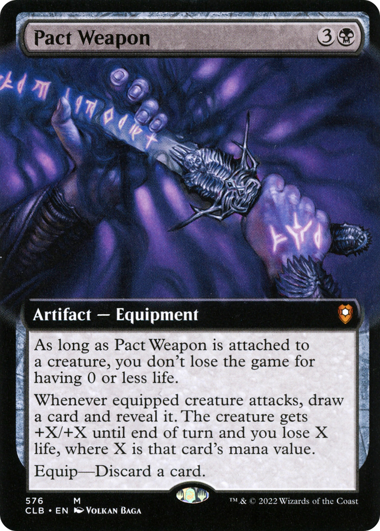 Pact Weapon (Extended Art) [Commander Legends: Battle for Baldur's Gate] | Grognard Games