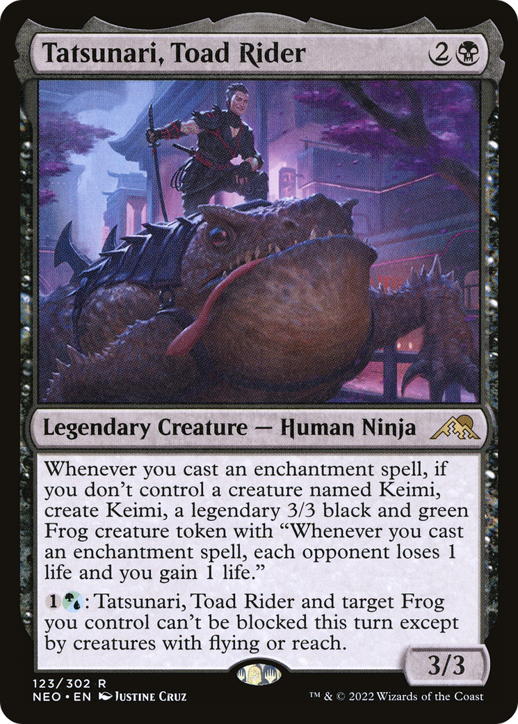 Tatsunari, Toad Rider [Kamigawa: Neon Dynasty] | Grognard Games