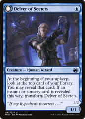 Delver of Secrets // Insectile Aberration [Innistrad: Midnight Hunt] | Grognard Games