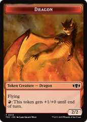 Dragon Egg // Dragon (0013) Double-Sided Token [Tarkir: Dragonstorm Commander Tokens] | Grognard Games