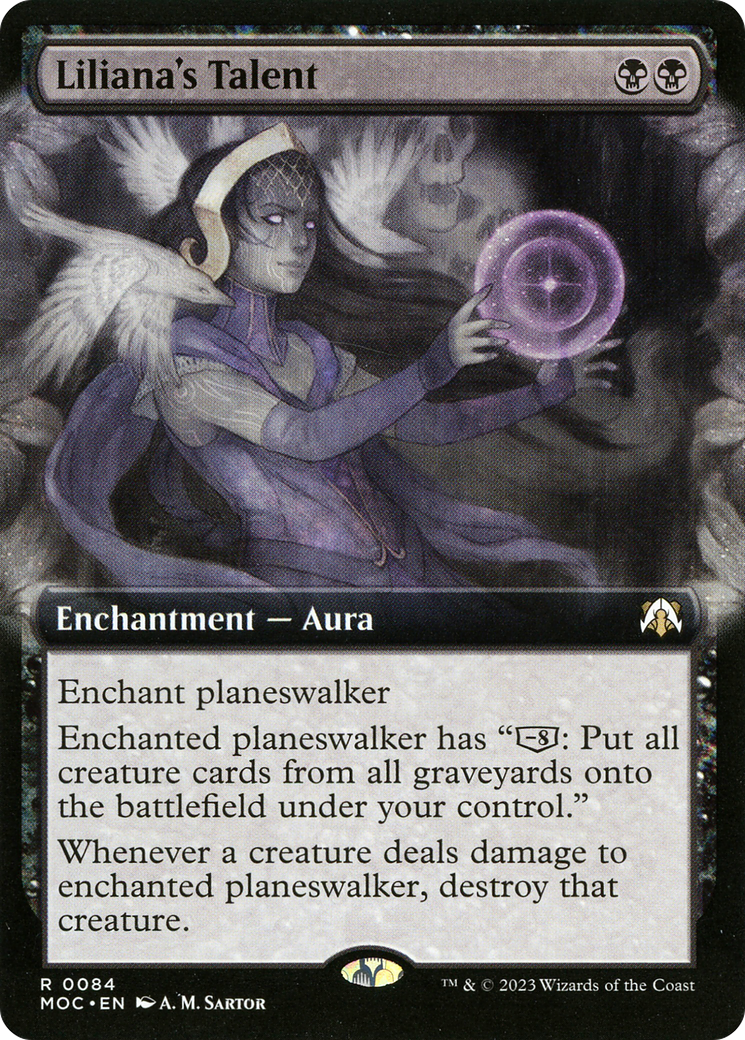 Liliana's Talent (Extended Art) [March of the Machine Commander] | Grognard Games