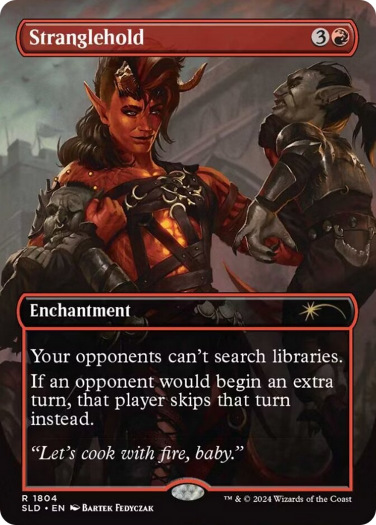 Stranglehold (SLD-1804) - Secret Lair Drop (Borderless) Foil | Grognard Games