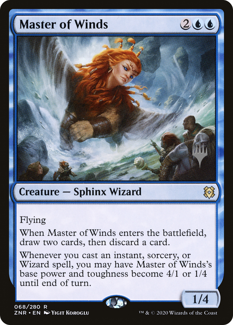 Master of Winds (Promo Pack) [Zendikar Rising Promos] | Grognard Games