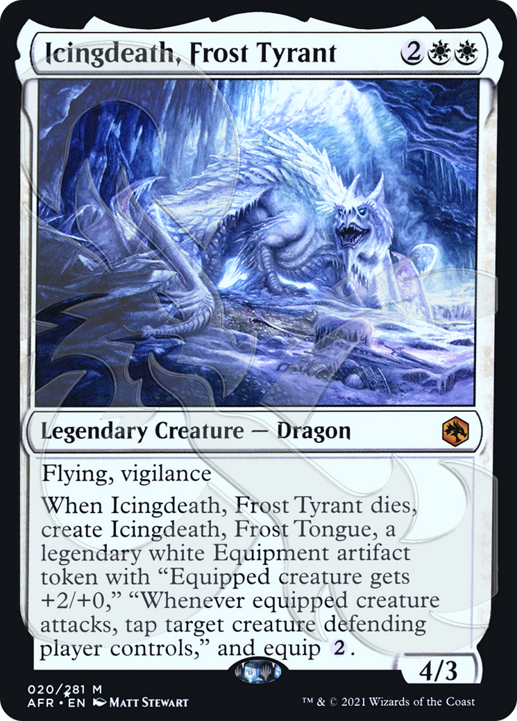 Icingdeath, Frost Tyrant (Ampersand Promo) [Dungeons & Dragons: Adventures in the Forgotten Realms Promos] | Grognard Games