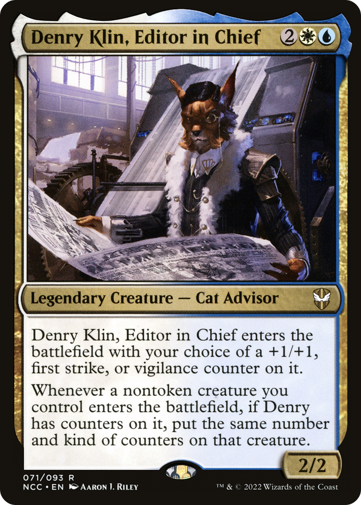Denry Klin, Editor in Chief [Streets of New Capenna Commander] | Grognard Games