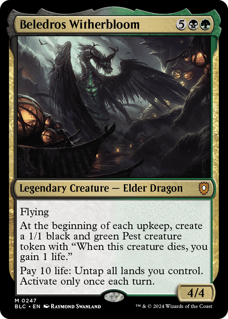 Beledros Witherbloom [Bloomburrow Commander] | Grognard Games