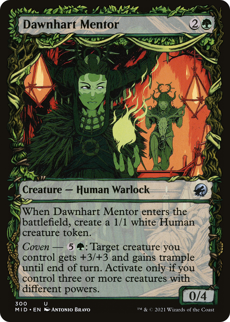 Dawnhart Mentor (Showcase Equinox) [Innistrad: Midnight Hunt] | Grognard Games