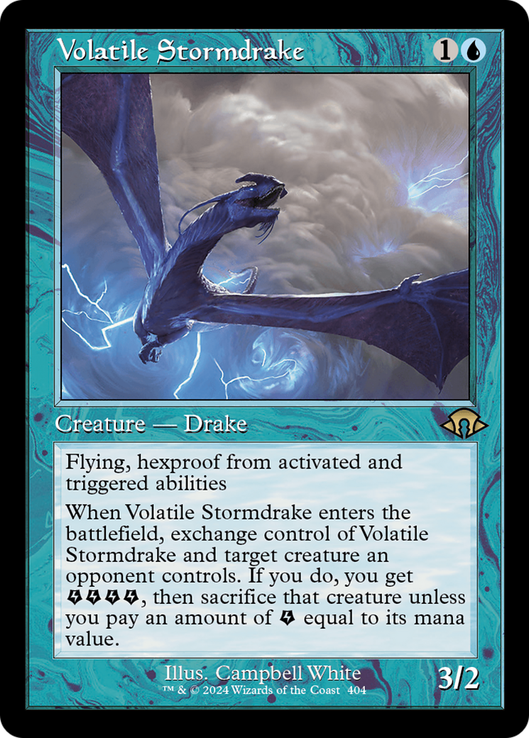 Volatile Stormdrake (Retro) [Modern Horizons 3] | Grognard Games