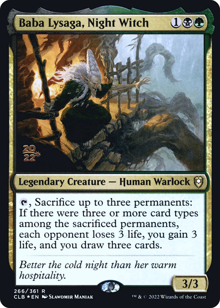 Baba Lysaga, Night Witch [Commander Legends: Battle for Baldur's Gate Prerelease Promos] | Grognard Games