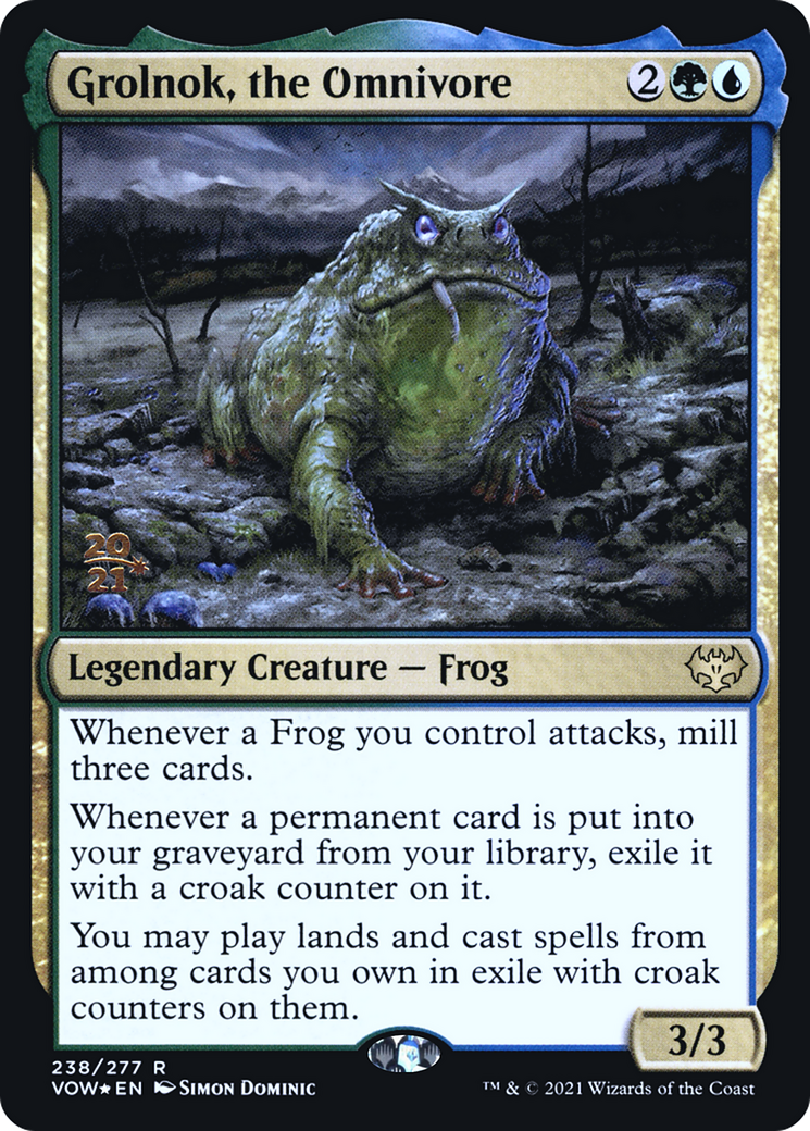 Grolnok, the Omnivore [Innistrad: Crimson Vow Prerelease Promos] | Grognard Games